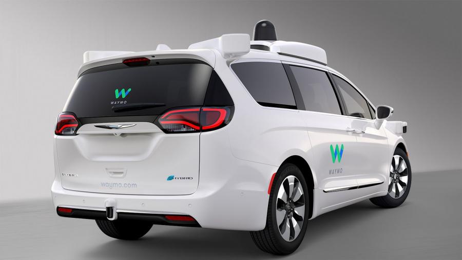  Chrysler Pacifica Hybrid Waymo Self-driving Vehicle 2017 года  (фото 2 из 5)